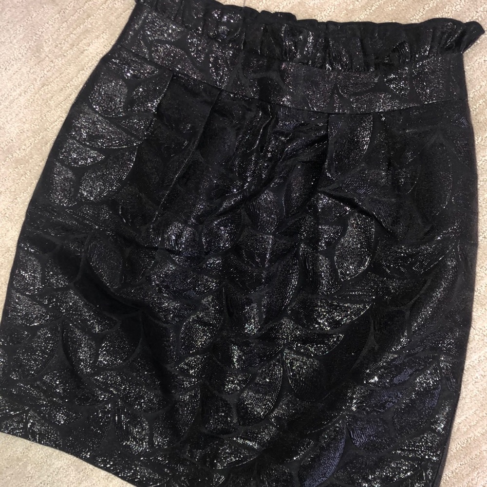 Black mini dress skirt